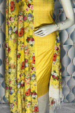 Semi Tussar Silk Dress