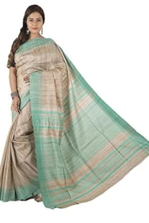Tussar Ghiccha Silk Sarees